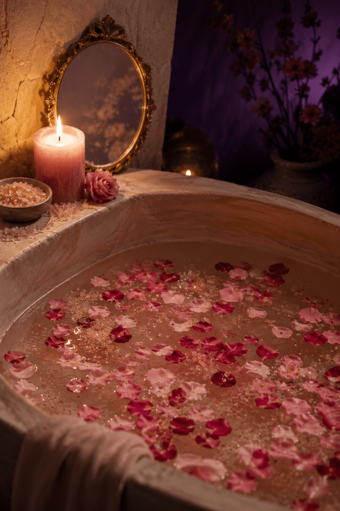 Le Bain de Pétales pour Ouvrir le Cœur 6 Le Bain de Pétales pour Ouvrir le Cœur